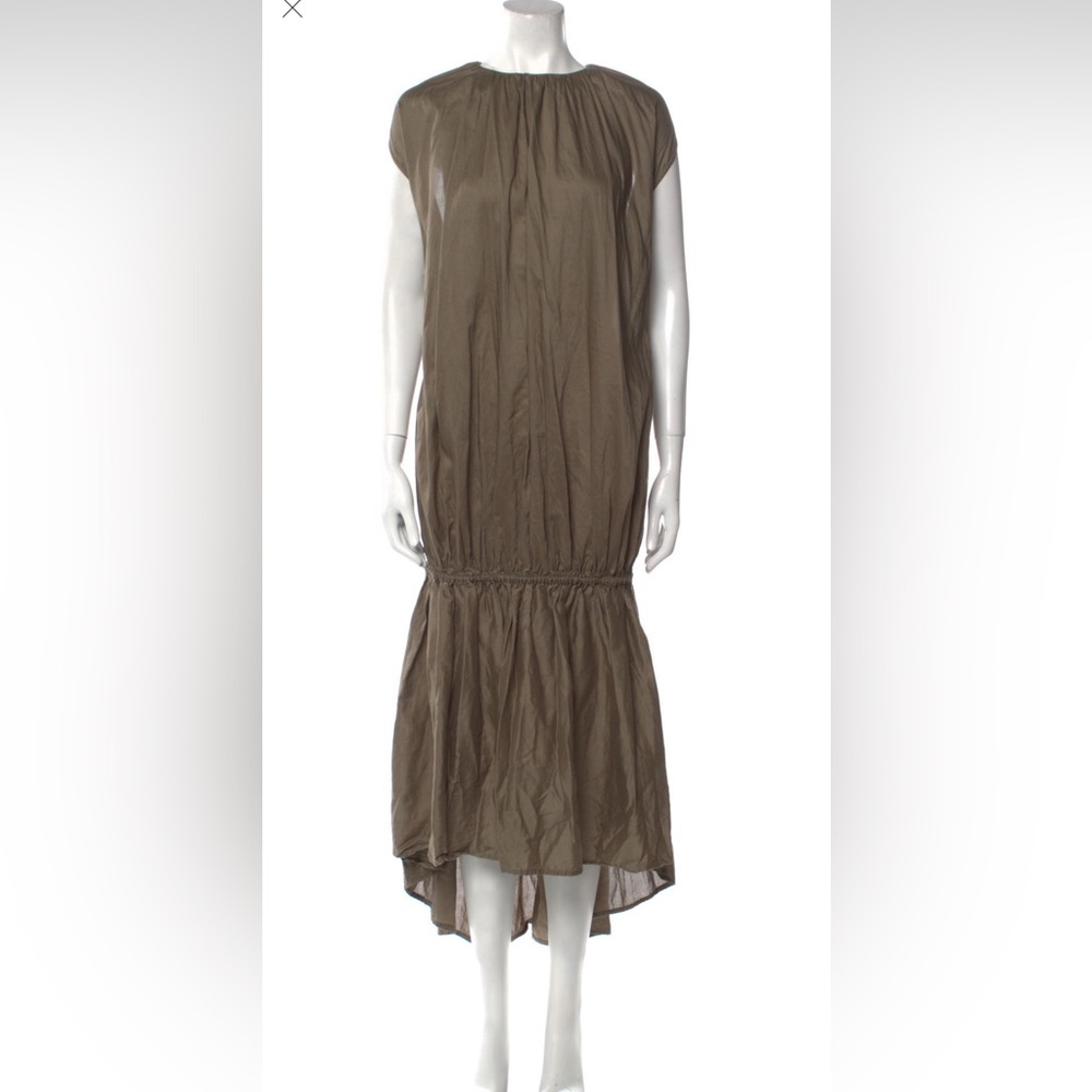 Toteme kaki long dress size M